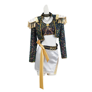 Kpop Demon Hunters Mira Kids Cosplay Costume Outfit Halloween Carnival Suit